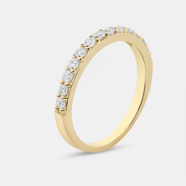 2 and 3/4 Carat Lab-Grown Diamond Princess-Cut Halo Bridal Ring Set — GILDED New York