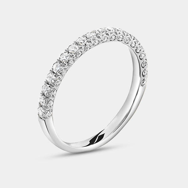 2 and 3/4 Carat Lab-Grown Diamond Oval-Shaped Halo Engagement Ring Set — GILDED New York