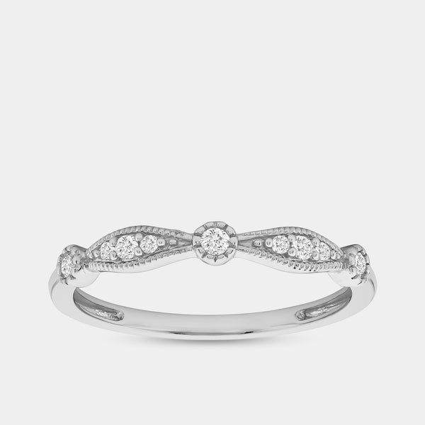 1/10 Carat Lab-Grown Diamond Tk Stack Ring — GILDED New York