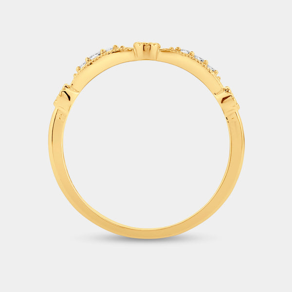 1/10 Carat Lab-Grown Diamond Tk Stack Ring — GILDED New York