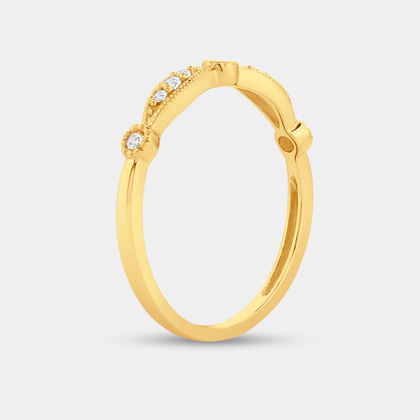 1/10 Carat Lab-Grown Diamond Tk Stack Ring — GILDED New York