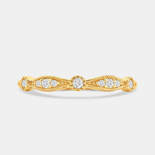 1/10 Carat Lab-Grown Diamond Tk Stack Ring — GILDED New York