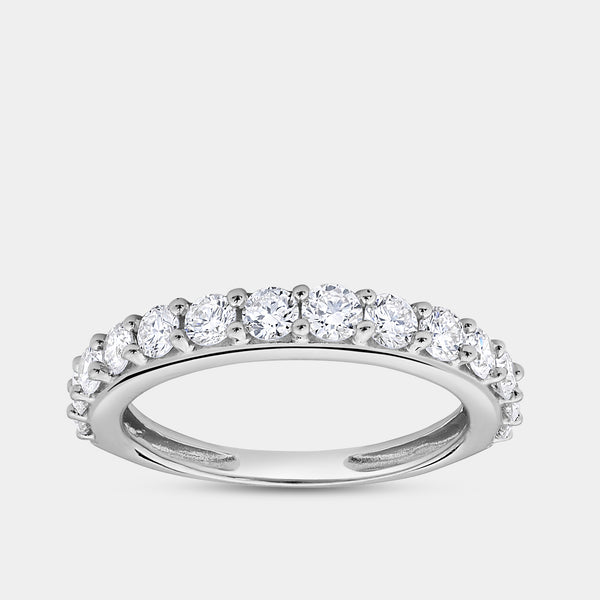 1 Carat Lab-Grown Diamond Round-Shaped Wedding Band — GILDED New York