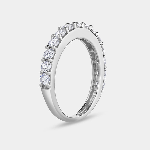 1 Carat Lab-Grown Diamond Round-Shaped Wedding Band — GILDED New York