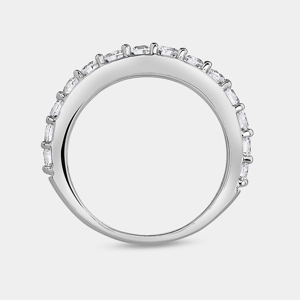 1 Carat Lab-Grown Diamond Round-Shaped Wedding Band — GILDED New York