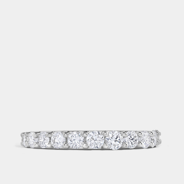 1 Carat Lab-Grown Diamond Round-Shaped Wedding Band — GILDED New York
