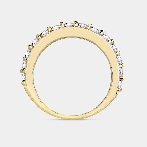 1 Carat Lab-Grown Diamond Round-Shaped Wedding Band — GILDED New York