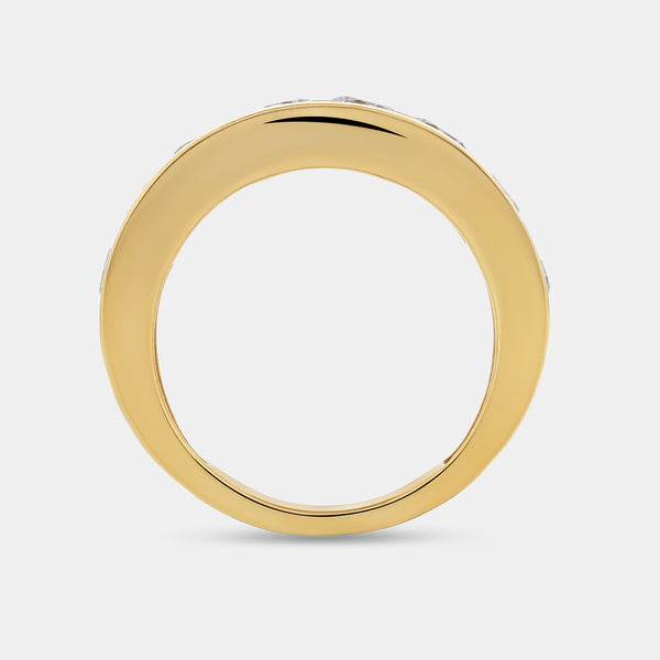 2 Carat Lab-Grown Diamond Channel-Set Classic Band — GILDED New York