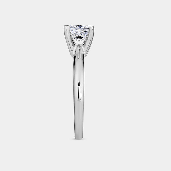1 Carat Lab-Grown Diamond Princess-Cut Classic Solitaire Ring — GILDED New York