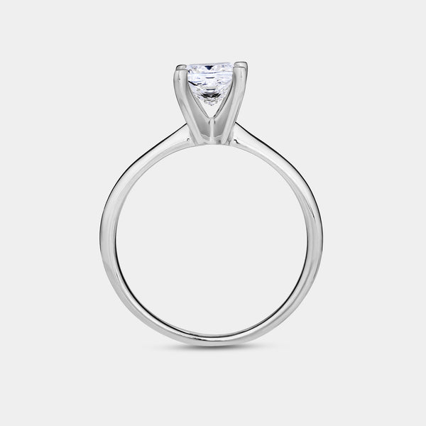1 Carat Lab-Grown Diamond Princess-Cut Classic Solitaire Ring — GILDED New York