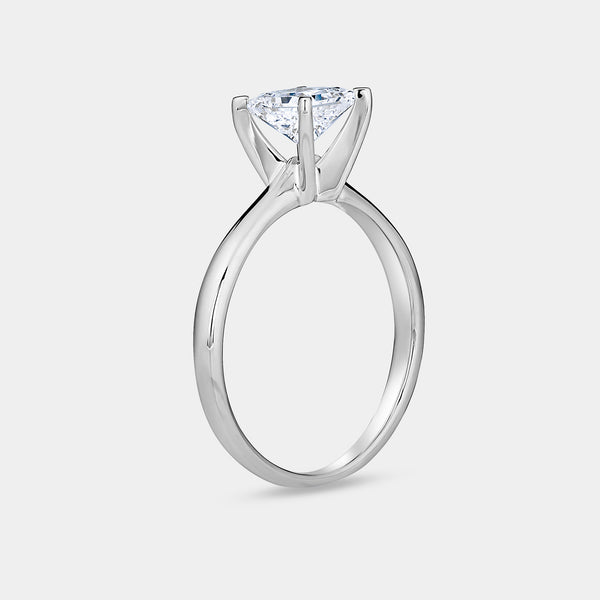 1 Carat Lab-Grown Diamond Princess-Cut Classic Solitaire Ring — GILDED New York