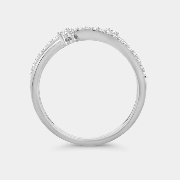 1/5 Carat Lab-Grown Diamond Rings of Saturn Stack Ring — GILDED New York