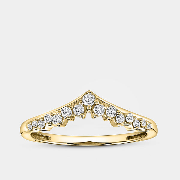 1/5 Carat Lab-Grown Diamond Crown Stack Ring — GILDED New York
