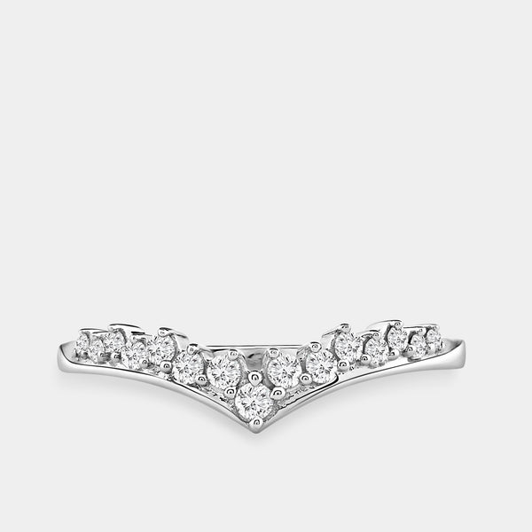 1/5 Carat Lab-Grown Diamond Crown Stack Ring — GILDED New York