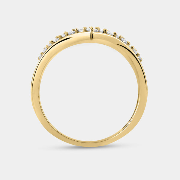 1/5 Carat Lab-Grown Diamond Crown Stack Ring — GILDED New York