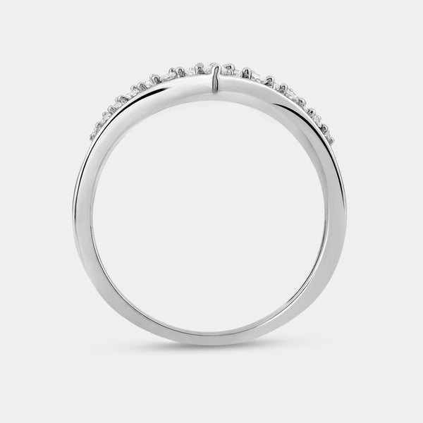 1/5 Carat Lab-Grown Diamond Crown Stack Ring — GILDED New York