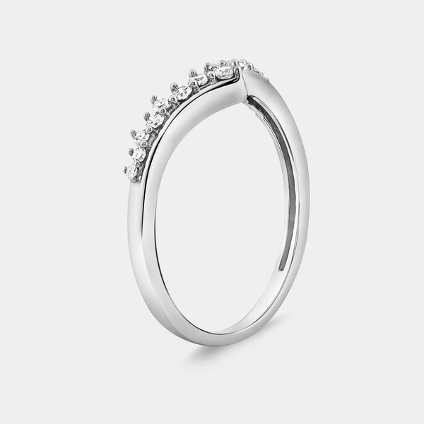 1/5 Carat Lab-Grown Diamond Crown Stack Ring — GILDED New York