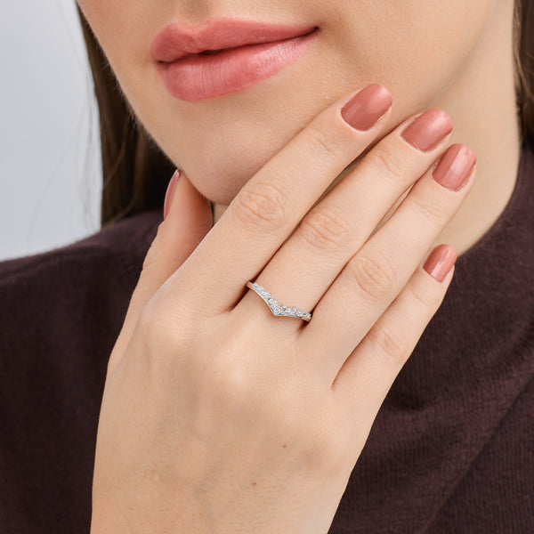 1/5 Carat Lab-Grown Diamond Crown Stack Ring — GILDED New York