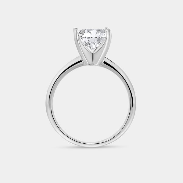 2 Carat Lab-Grown Diamond Princess-Cut Classic Solitaire Ring — GILDED New York