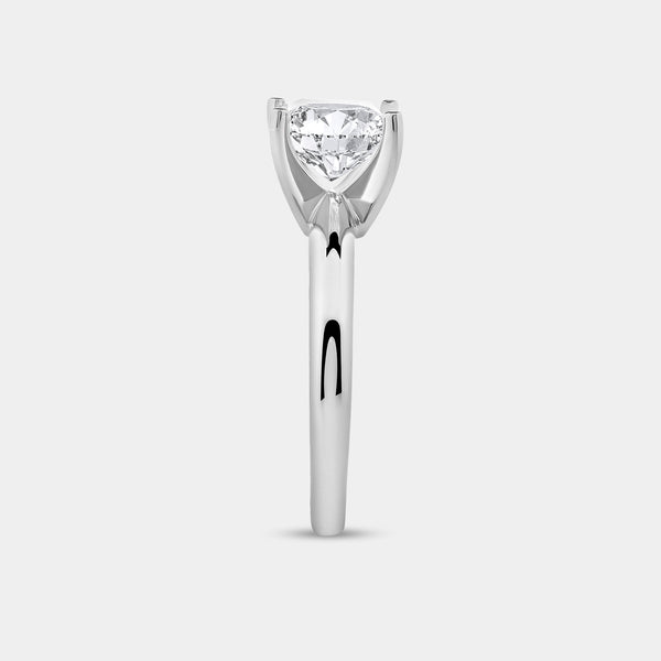 2 Carat Lab-Grown Diamond Princess-Cut Classic Solitaire Ring — GILDED New York