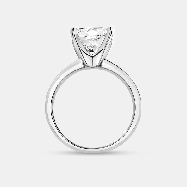 3 Carat Lab-Grown Diamond Princess-Cut Classic Solitaire Ring — GILDED New York