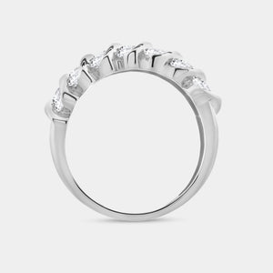 Gilded 2 Carat Lab-Grown Diamond Multi-Column Band