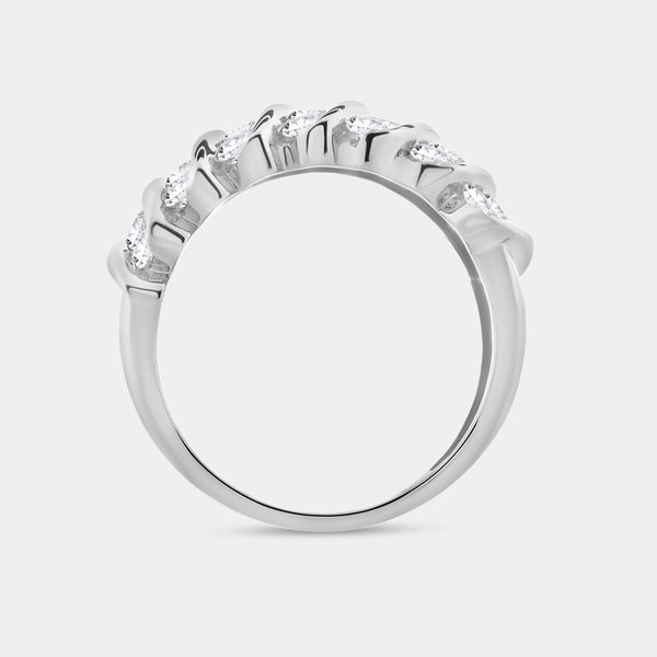 2 Carat Lab-Grown Diamond Multi-Column Band — GILDED New York