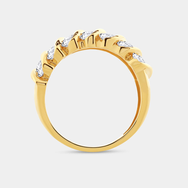 2 Carat Lab-Grown Diamond Multi-Column Band — GILDED New York