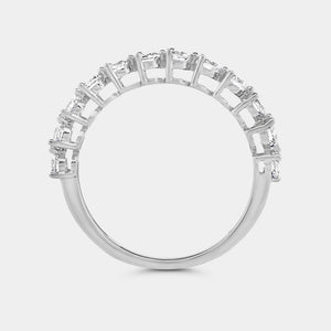 Gilded 3/4 Lab-Grown Diamond Round-Shaped Wedding Band