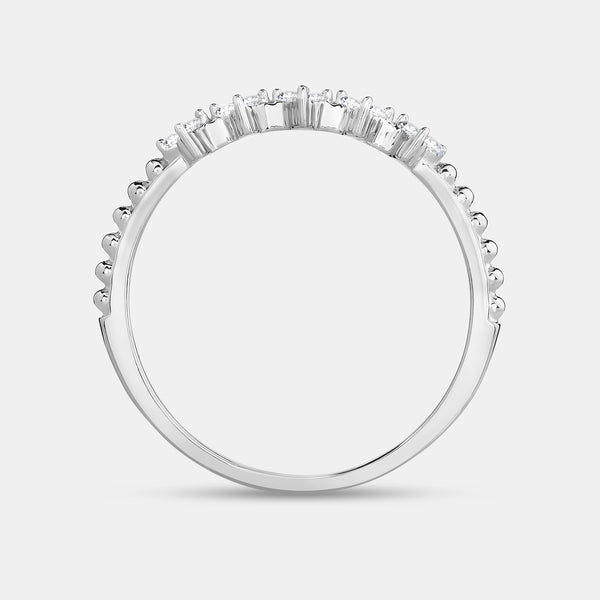 1/10 Carat Lab-Grown Paper Dolls Stack Ring — GILDED New York