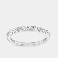 1/3 Carat Lab-Grown Diamond Round-Shaped Shared-Prong Wedding Band — GILDED New York