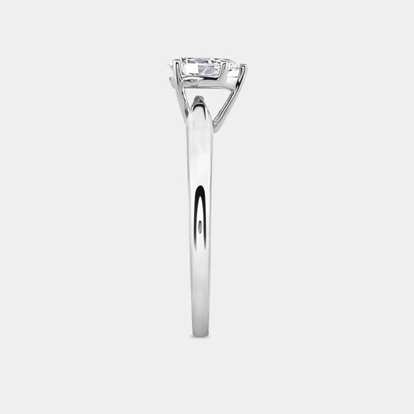 1/2 Carat Lab-Grown Diamond Pear-Shaped Classic Solitaire Ring — GILDED New York