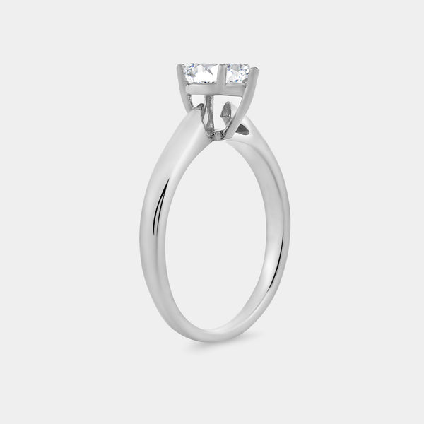 3/4 Carat Lab-Grown Diamond Pear-Shaped Classic Solitaire Ring — GILDED New York