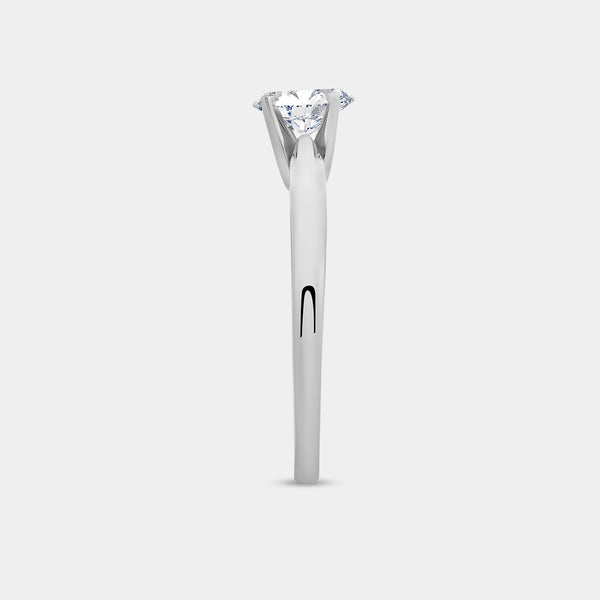 1/2 Carat Lab-Grown Diamond Oval-Shaped Classic Solitaire Ring — GILDED New York
