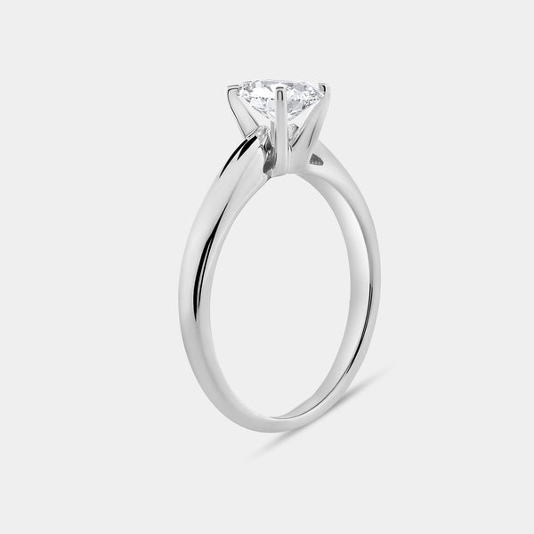 3/4 Carat Lab-Grown Diamond Oval-Shaped Classic Solitaire Ring — GILDED New York