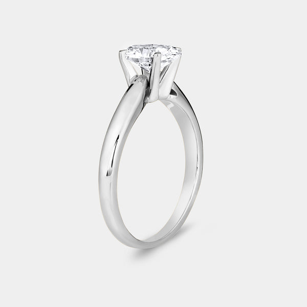 1 Carat Lab-Grown Diamond Oval-Shaped Classic Solitaire Ring — GILDED New York