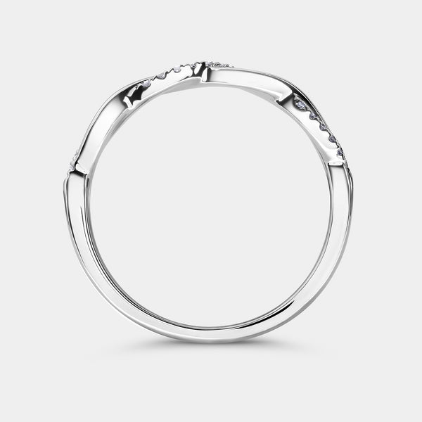 1/10 Carat Lab-Grown Braided Stack Ring — GILDED New York