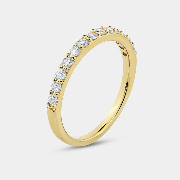 1 and 1/2 Carat Lab-Grown Diamond Solitaire Oval-Shaped Prong-Setting Bridal Set — GILDED New York
