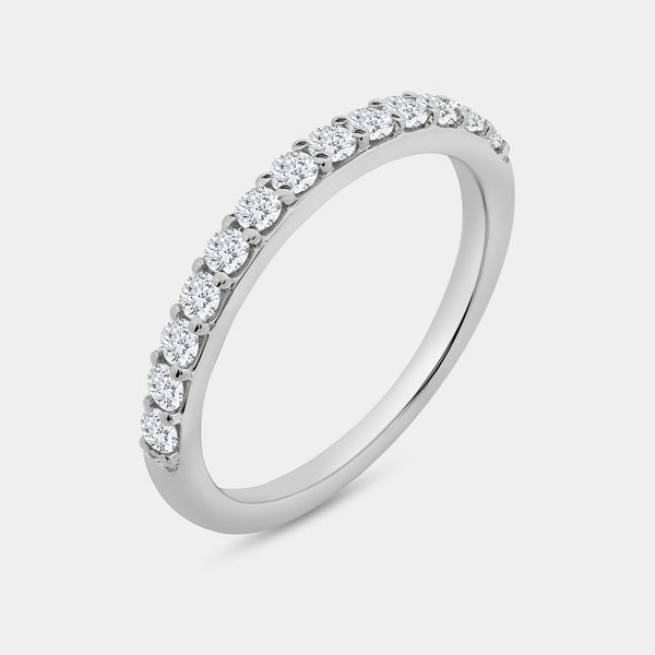 1 and 1/2 Carat Lab-Grown Diamond Solitaire Pear-Shaped Prong-Setting Bridal Set — GILDED New York