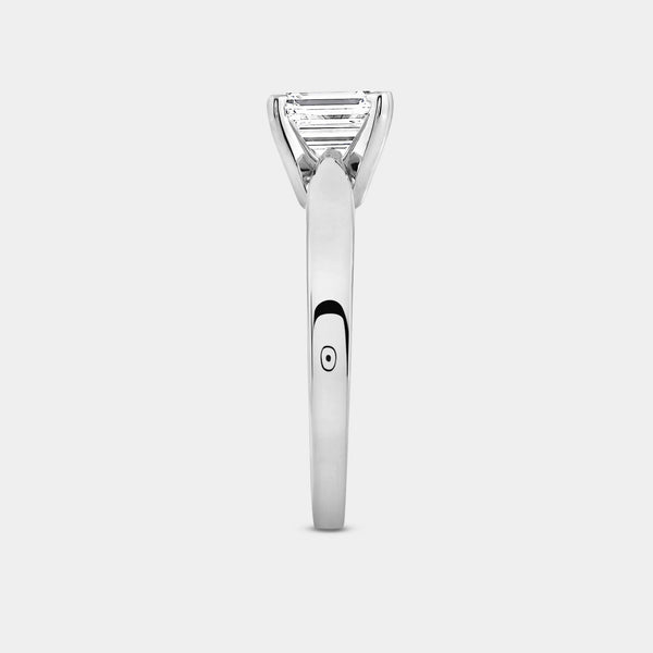 1 Carat Lab-Grown Diamond Emerald-Cut Classic Solitaire Ring — GILDED New York
