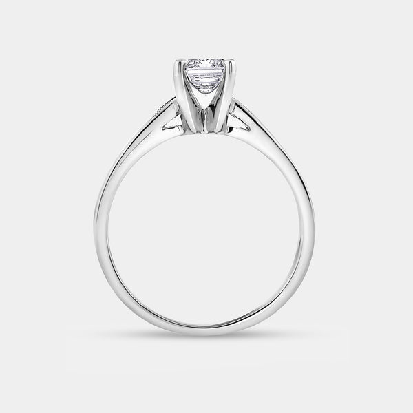 1 Carat Lab-Grown Diamond Emerald-Cut Classic Solitaire Ring — GILDED New York