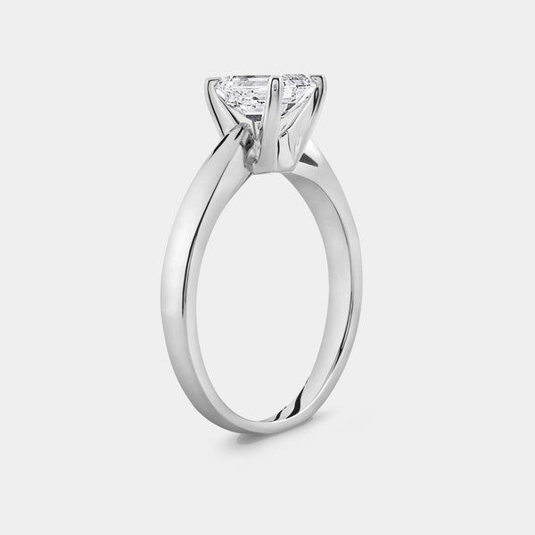 1 Carat Lab-Grown Diamond Emerald-Cut Classic Solitaire Ring — GILDED New York