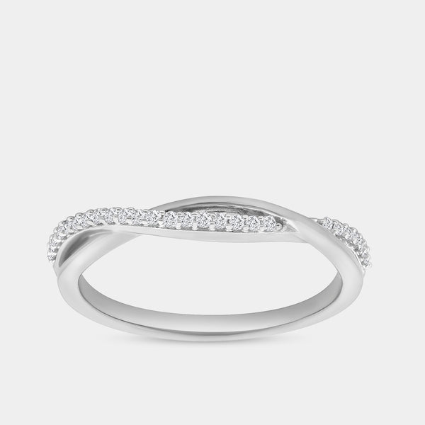 1/10 Carat Lab-Grown Diamond Infinity Stack Ring — GILDED New York