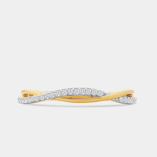 1/10 Carat Lab-Grown Diamond Infinity Stack Ring — GILDED New York