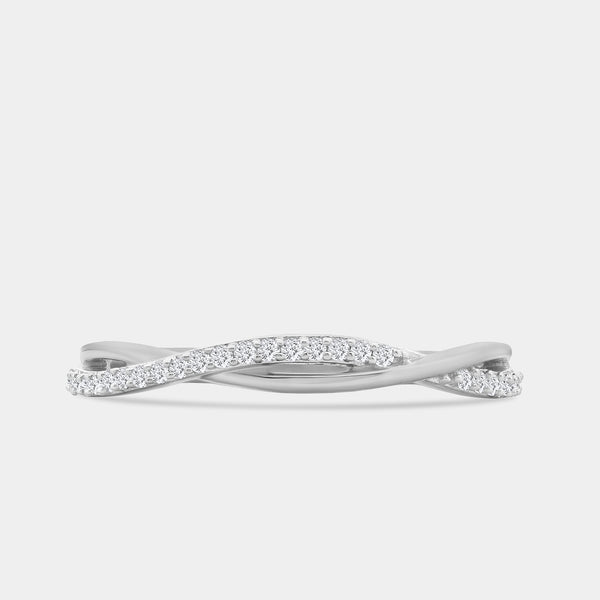 1/10 Carat Lab-Grown Diamond Infinity Stack Ring — GILDED New York