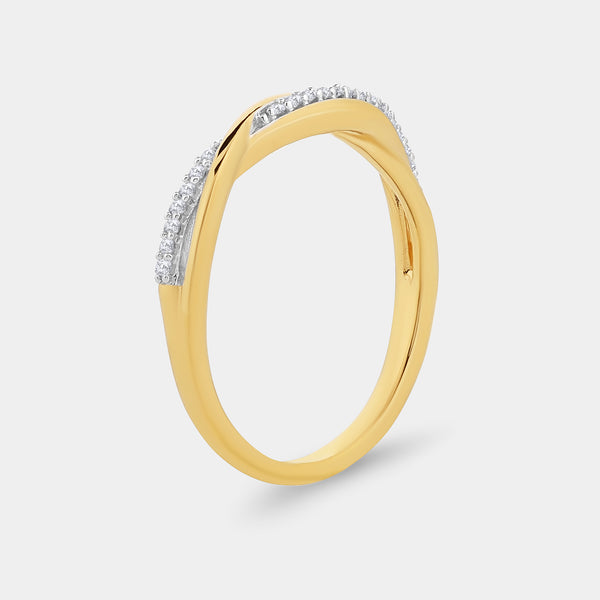 1/10 Carat Lab-Grown Diamond Infinity Stack Ring — GILDED New York