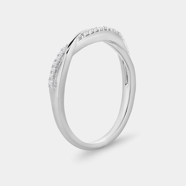1/10 Carat Lab-Grown Diamond Infinity Stack Ring — GILDED New York