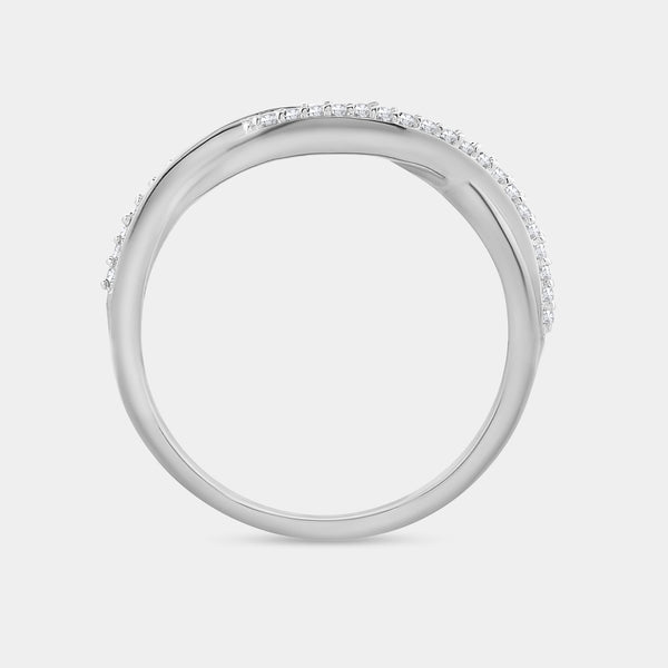 1/10 Carat Lab-Grown Diamond Infinity Stack Ring — GILDED New York