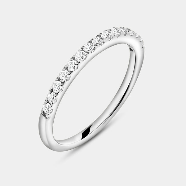 1 Carat Lab-Grown Diamond Round-Shaped Hidden Halo Engagement Ring Set — GILDED New York