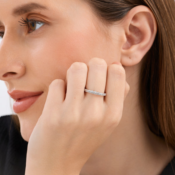 1/10 Carat Lab-Grown Diamond Diadem Stack Ring — GILDED New York